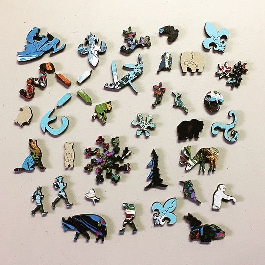 I Will Go There by Serge Dube 445 Piece Wooden Jigsaw Puzzle by Stumpcraft