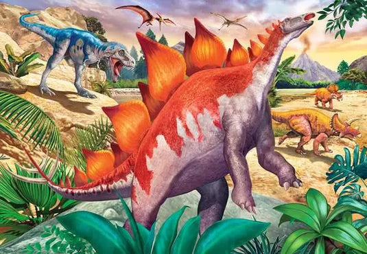 Jurassic Wildlife 2 x 24 Piece Jigsaw Puzzle by Ravensburger - 2