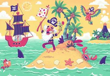 Puzzle & Play: Pirate Adventure 2x24 Piece Puzzle by Ravensburger