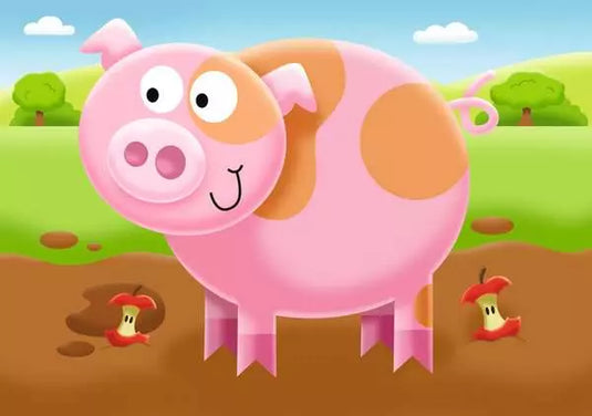 My First Puzzle On The Farm 2, 3, 4, 5 Piece Jigsaw Puzzles by Ravensburger - 2