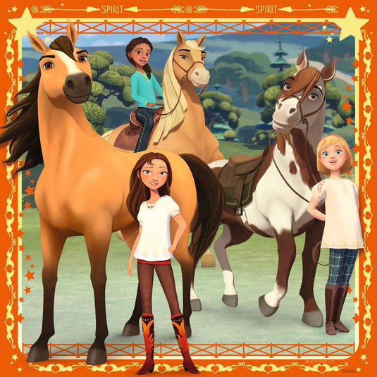 Spirit: Adventures on a Horse 3x49 Piece Jigsaw Puzzles by Ravensburger - 3