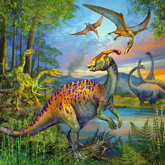 Dinosaur Fascination 3 x 49 Piece Jigsaw Puzzle by Ravensburger - 2