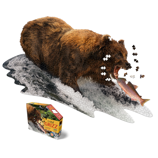 I Am Grizz 1000 Piece Puzzle by Madd Capp Main Puzzle