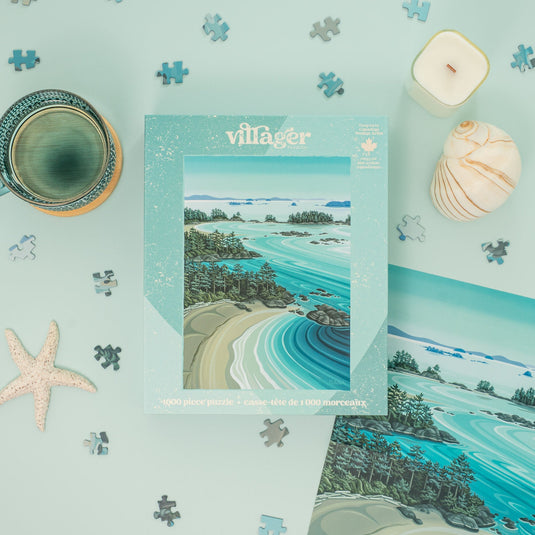 Soaring over Tofino | 1000-Piece Puzzle for Adults | Designed in Canada by Dana Statham - 1