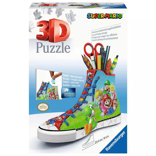 Super Mario Sneaker 108 Piece Jigsaw Puzzle by Ravensburger