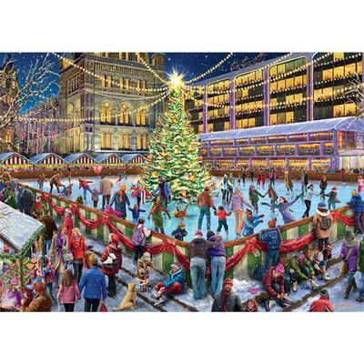 The Ice Rink 1000 Piece Jigsaw Puzzle by Falcon - 2