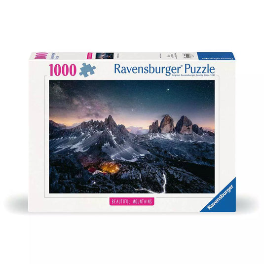 Three Peaks, Dolomites 1000 Piece Jigsaw Puzzle by Ravensburger - 1