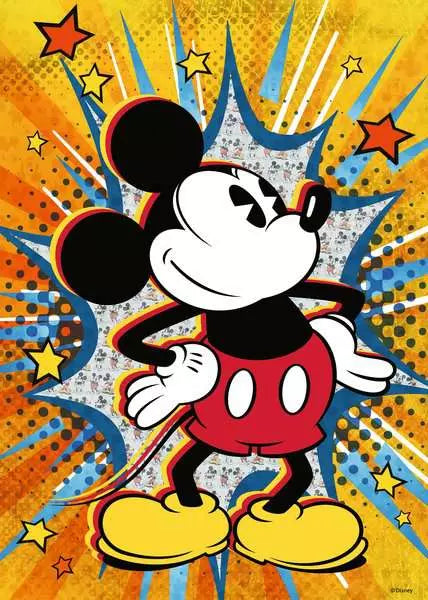 Retro Mickey 1000 Piece Jigsaw Puzzle by Ravensburger