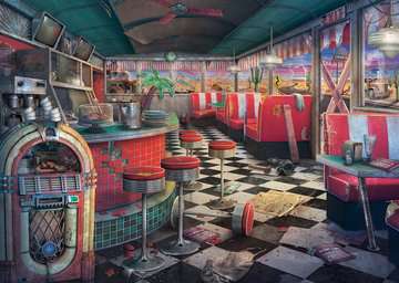 Abandoned Places: Decaying Diner 1000 Piece Jigsaw Puzzle by Ravensburger