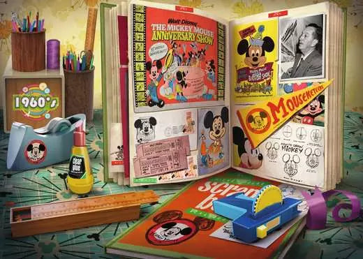 Mickey's Coll. Edition (1960s) 1000 Piece Jigsaw Puzzle by Ravensburger - 2