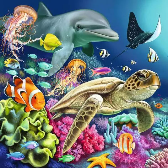 Underwater 3x49 Piece Jigsaw Puzzle by Ravensburger - 3