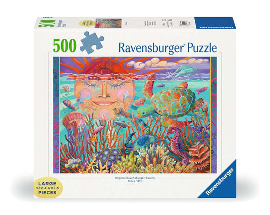 Sun and Sea 500 Piece Large Format by Ravensburger - 1