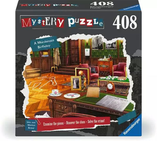 Mystery: A Murderous Birthday 408 Piece Jigsaw Puzzle