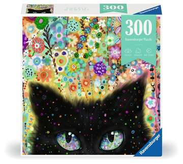 Puzzle Moments: Kaleidoscope Kitty 300 Piece Jigsaw Puzzle by Ravensburger
