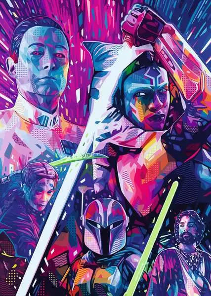 Star Wars: Ahsoka 500 Piece Large Format by Ravensburger - 2