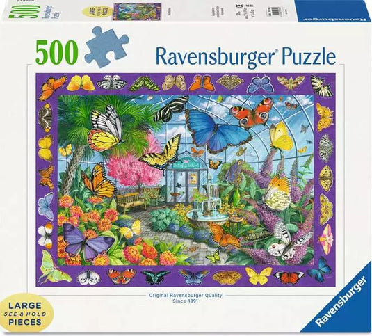 The Butterfly Place 500 Piece Jigsaw Puzzle by Ravensburger