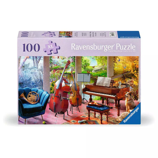 Four Seasons in Music 100 Piece Jigsaw Puzzle by Ravensburger - 1