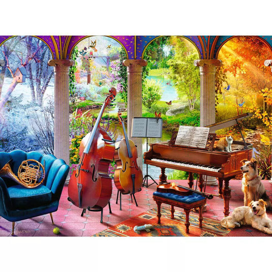 Four Seasons in Music 100 Piece Jigsaw Puzzle by Ravensburger - 2