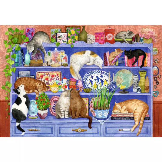 Cats on the Shelf 200 Piece Jigsaw Puzzle by Ravensburger - 2