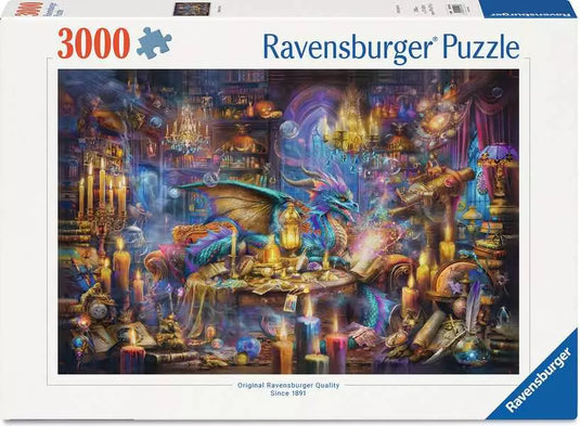 Dragon's Library 3000 Piece Jigsaw Puzzle by Ravensburger