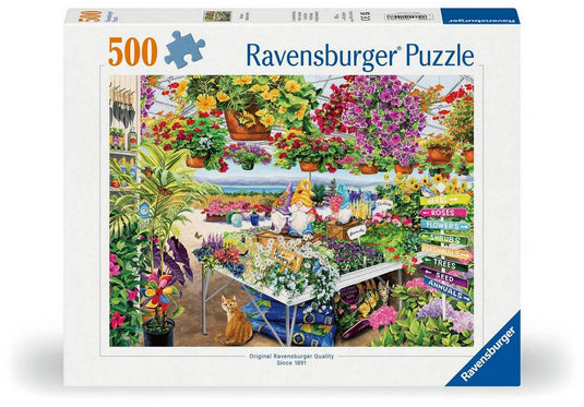 Glorious Garden Center 500 Piece Jigsaw Puzzle by Ravensburger - 1