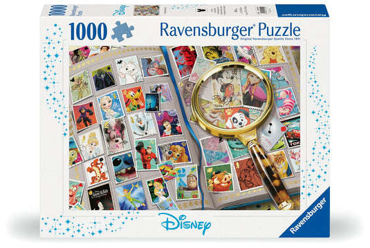 Disney Stamp Album 1000 Piece Jigsaw Puzzle by Ravensburger - 1