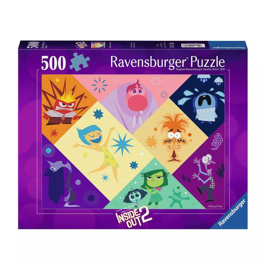 Disney Inside Out 2 Enigmatic Emotions 500 Piece Jigsaw Puzzle by Ravensburger - 1