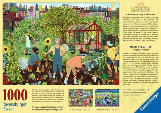 The Allotment 1000 Piece Jigsaw Puzzle by Ravensburger
