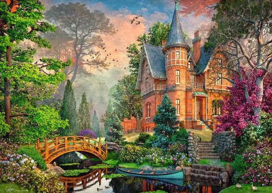 Terracotta Mansion 1000 Piece Jigsaw Puzzle by Ravensburger