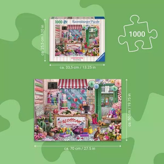 Blossoms Flower Shop 1000 Piece Jigsaw Puzzle by Ravensburger
