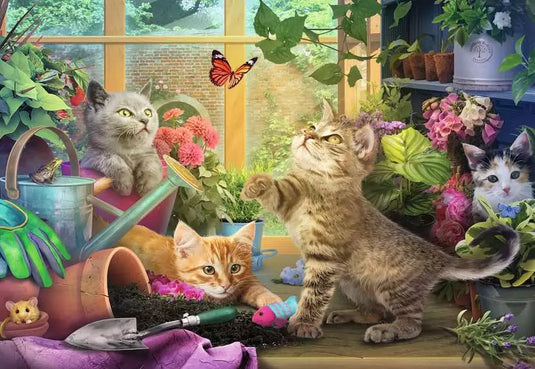 Cheeky Cats 200 Piece Jigsaw Puzzle by Ravensburger