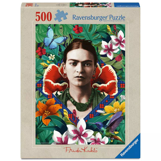 Frida Kahlo, Blooming Fantasy 500 Piece Jigsaw Puzzle by Ravensburger