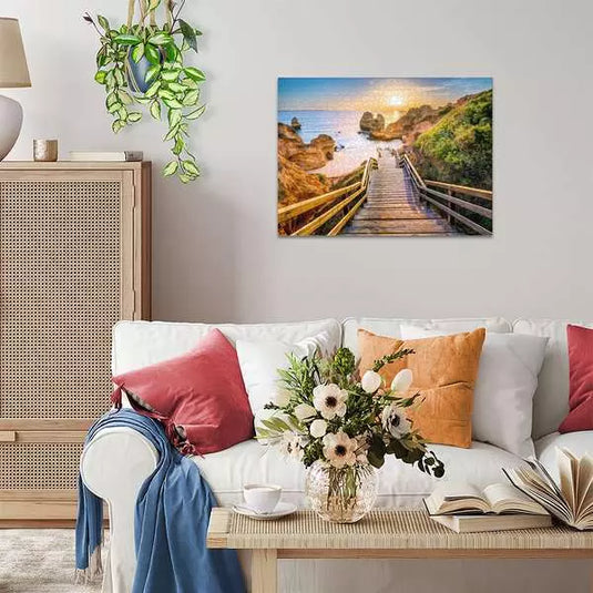 Stairway to Camilo Beach Algarve 1000 Piece Jigsaw Puzzle by Ravensburger