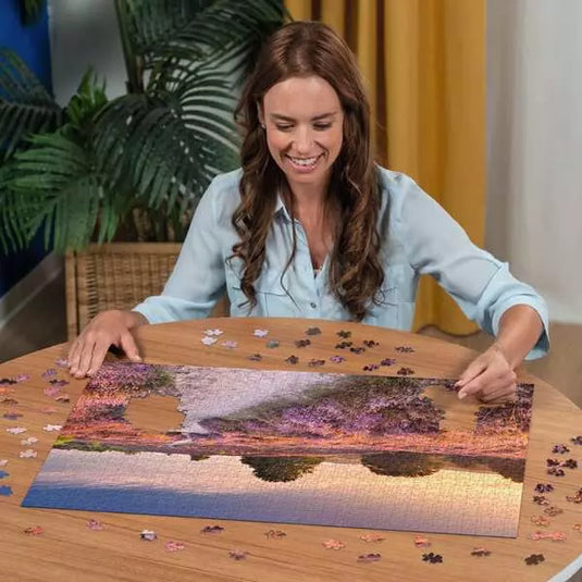 Pink Pathway 1000 Piece Jigsaw Puzzle by Ravensburger