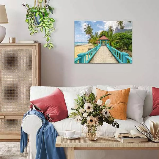 Colorful Bridge in Malaysia 1000 Piece Jigsaw Puzzle by Ravensburger