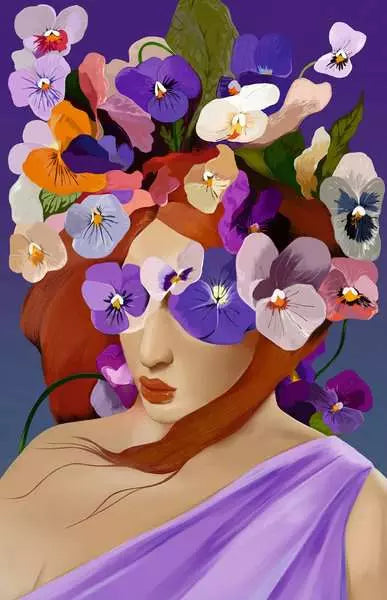 PUZ MOM Violet 200 Piece Jigsaw Puzzle by Ravensburger