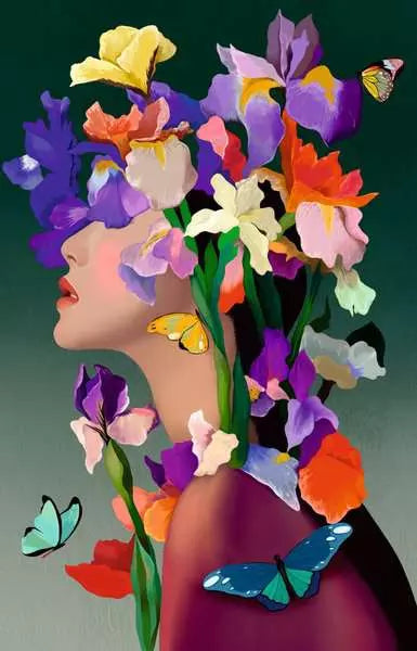 PUZ MOM Iris 200 Piece Jigsaw Puzzle by Ravensburger