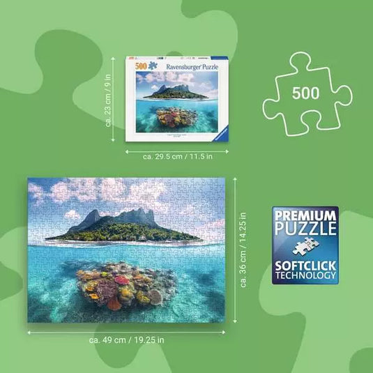 Island Waterescape 500 Piece Jigsaw Puzzle by Ravensburger
