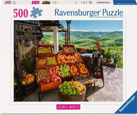 Fruit Market, Croatia 500 Piece Jigsaw Puzzle by Ravensburger