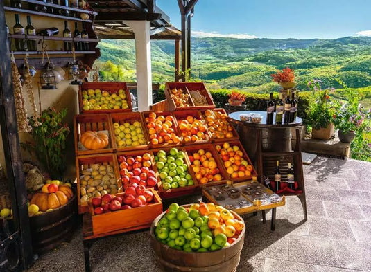 Fruit Market, Croatia 500 Piece Jigsaw Puzzle by Ravensburger