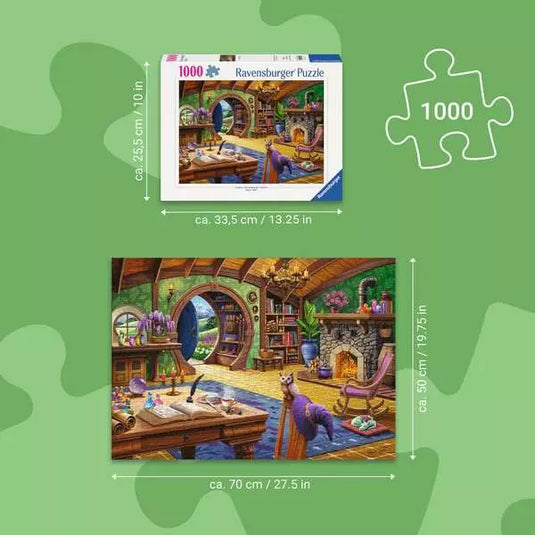 Charmed Cottage 1000 Piece Jigsaw Puzzle by Ravensburger