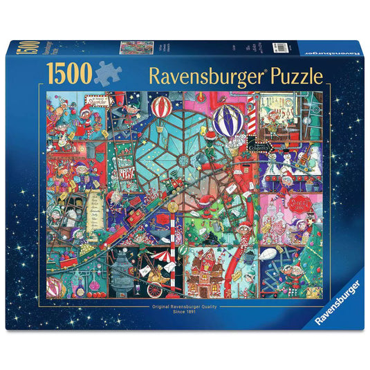 The Elf Factory 1500 Piece Jigsaw Puzzle by Ravensburger
