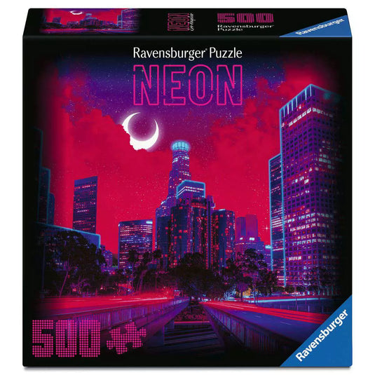Neon Los Angeles 500 Piece Jigsaw Puzzle by Ravensburger
