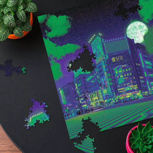 Neon Tokyo 500 Piece Jigsaw Puzzle by Ravensburger
