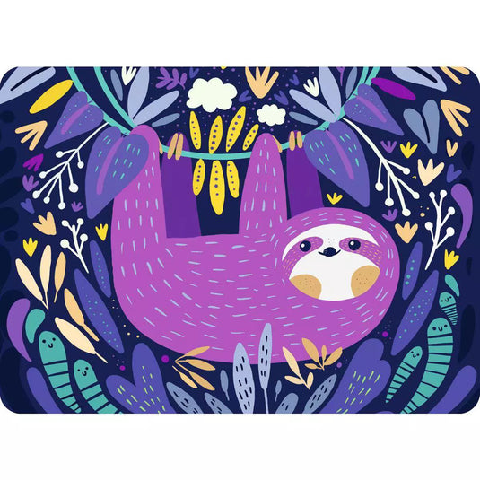 Purple Sloth Smile 100 Piece Jigsaw Puzzle by Ravensburger