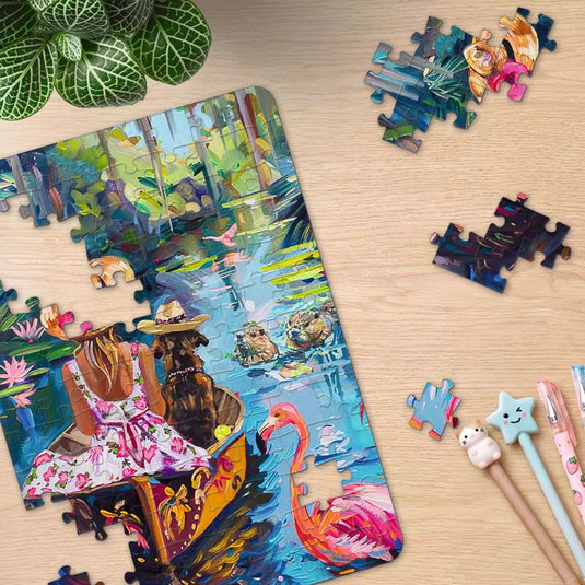 Have Dog, Will Travel 3x 100 Piece Jigsaw Puzzle by Ravensburger
