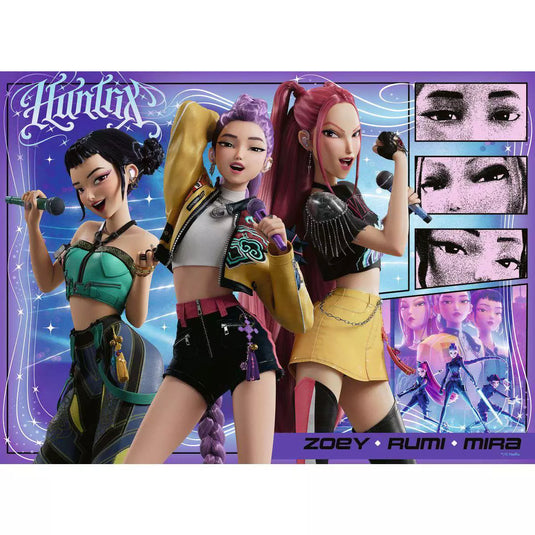 KPop Demon Hunters XXL 100 Piece Jigsaw Puzzle by Ravensburger