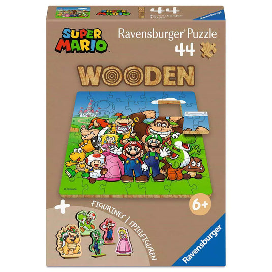 WOOD: Super Mario 44 Piece Jigsaw Puzzle by Ravensburger