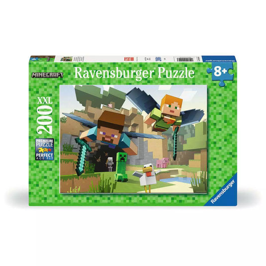 Minecraft Adventures 200 Piece Jigsaw Puzzle by Ravensburger - 1