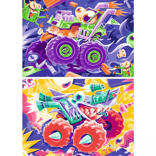 Monster Trucks 2x 24 Piece Jigsaw Puzzle by Ravensburger